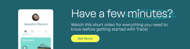 Banner to book a demo with Trace